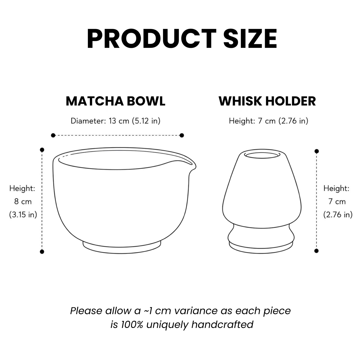 Spirited Away Boh Mouse & Soot Sprite 3D Handcrafted Ceramic Matcha Bowl and Whisk Holder Set • HX29