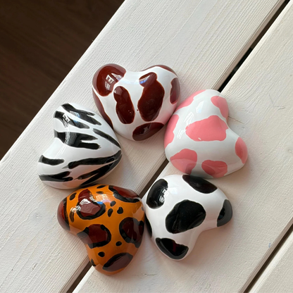 Personalized Ceramic Pet Name Letters – Mini 8cm Bubble Wall Decor | LA007