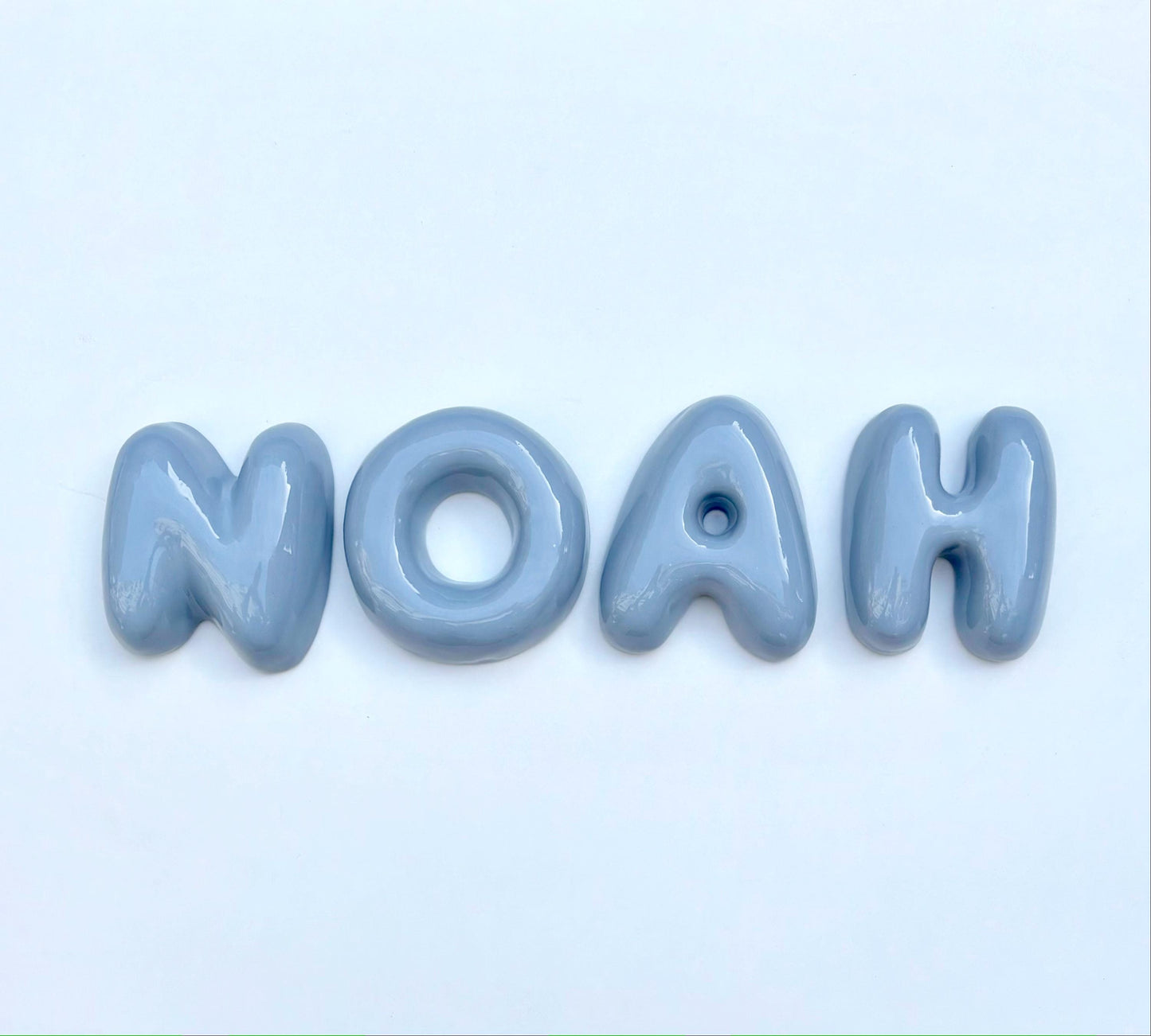 Handmade Custom Ceramic Bubble Letters