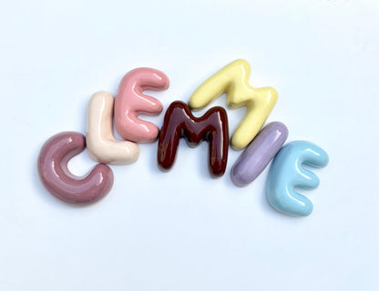 Handmade Custom Ceramic Letters- Personalized Wall Decor