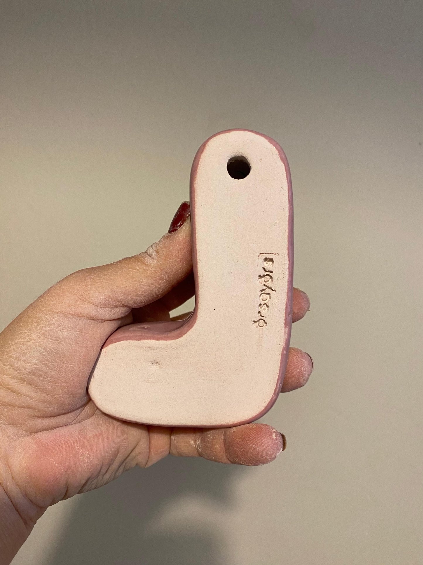 Handmade Custom Ceramic Letter