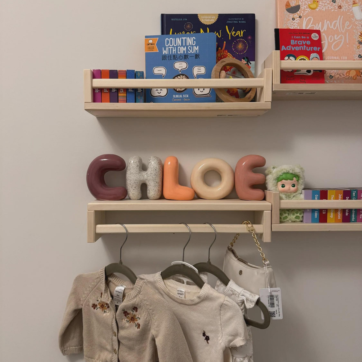 Free Standing Ceramic Letter - Handmade Custom Ceramic Letters | LA015
