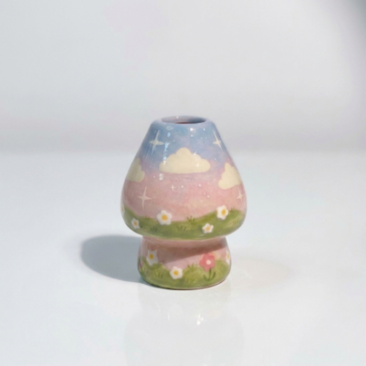 Howl's Moving Castle Howl & Sophie 3D Handcrafted Ceramic Matcha Bowl and Whisk Holder Set • HX24