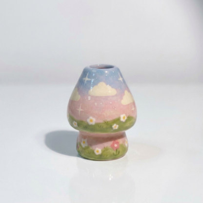Howl's Moving Castle Howl & Sophie 3D Handcrafted Ceramic Matcha Bowl and Whisk Holder Set • HX24