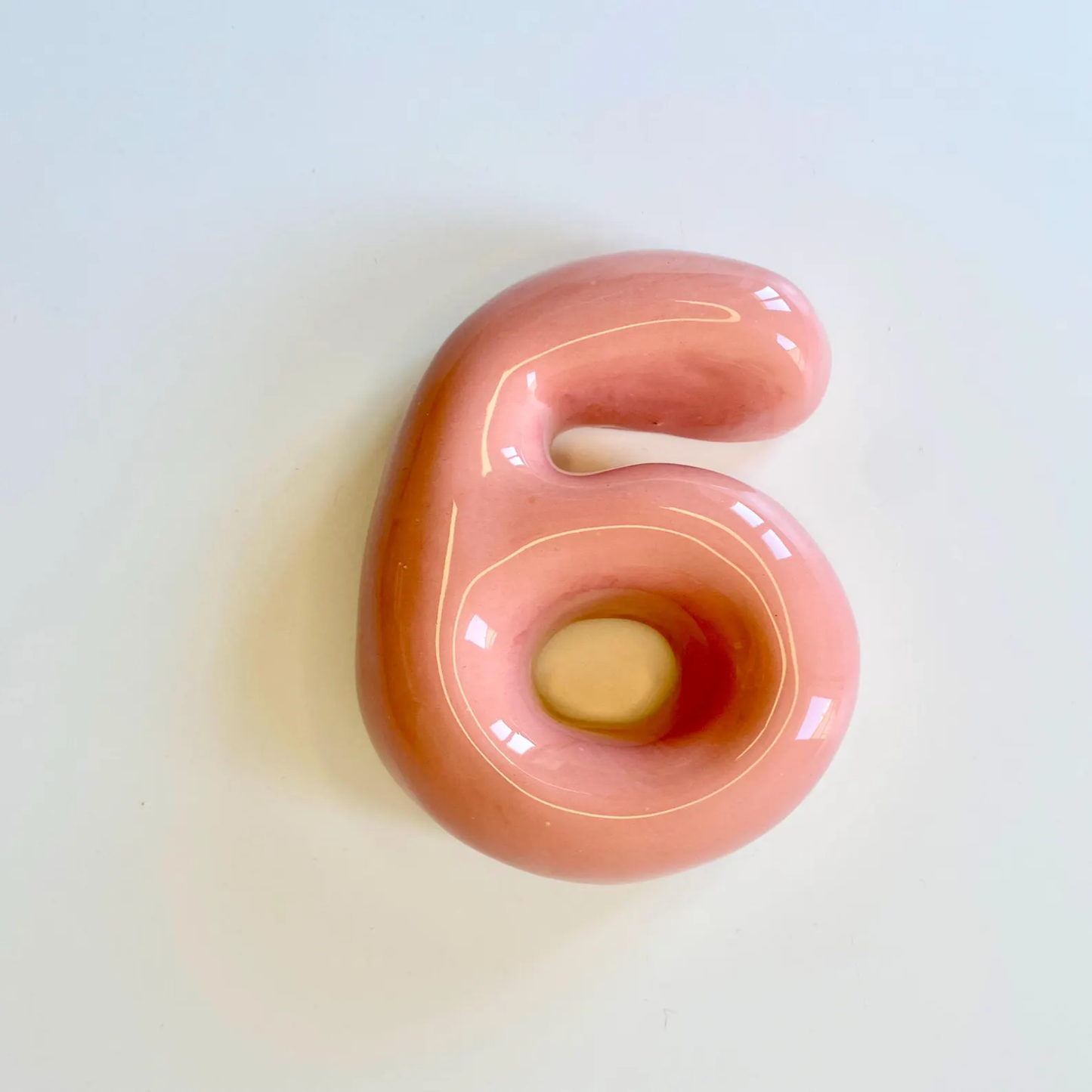 Personalized Ceramic Bubble Number – Handmade House Number Sign | LA017