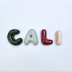 Handmade Custom Ceramic Bubble Letters | LA013