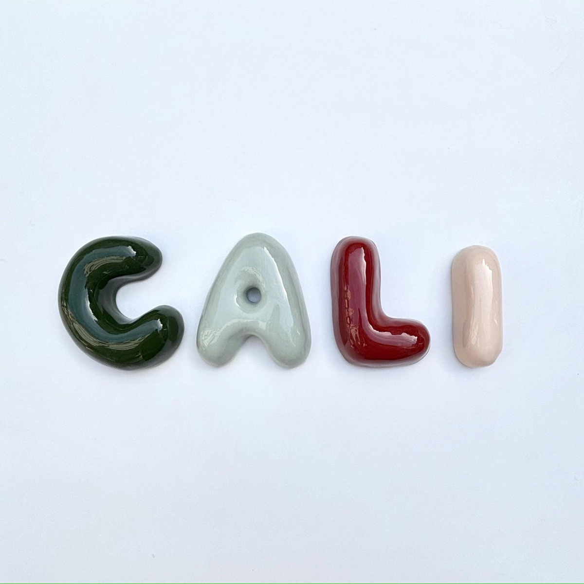 Handmade Custom Ceramic Bubble Letters | LA013