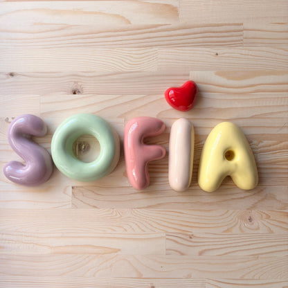 Custom Ceramic Bubble Letter