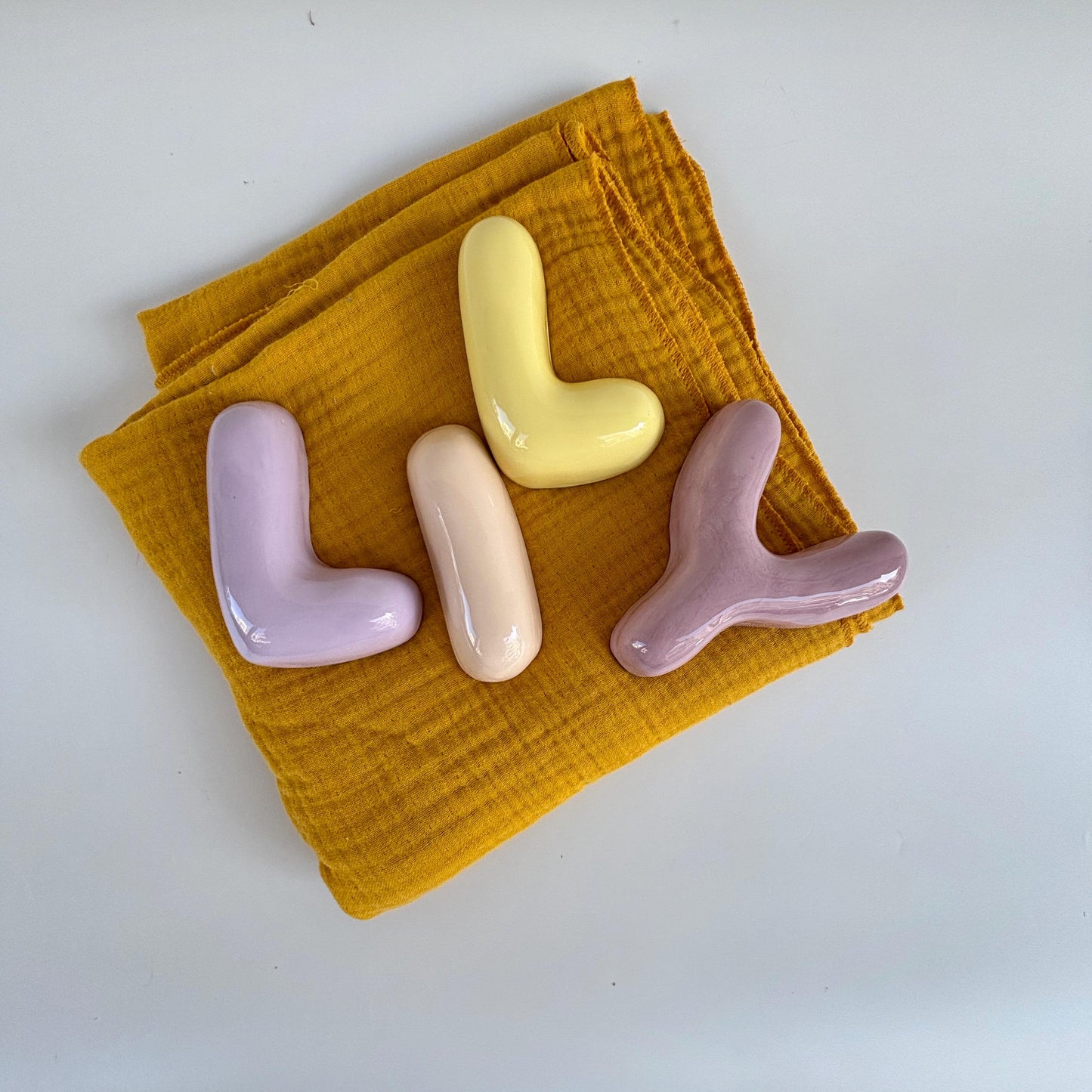 Handmade Custom Ceramic Letters,Personalized Baby Gift