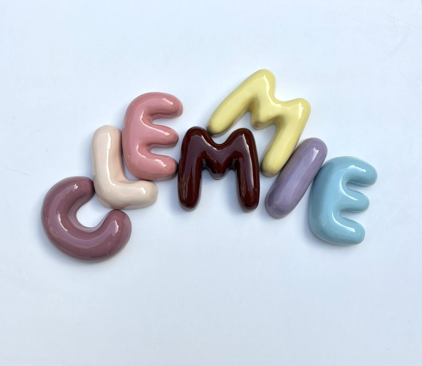 Handmade Custom Ceramic Letters,Personalized Baby Gift