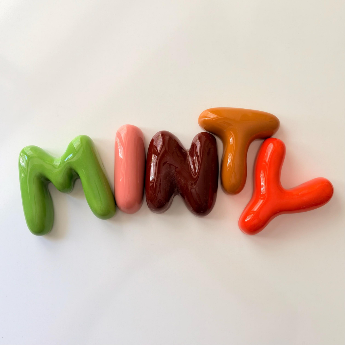 Ceramic Bubble Letters-Personalized Ceramic Letter- Handmade Wall Decor | LA006