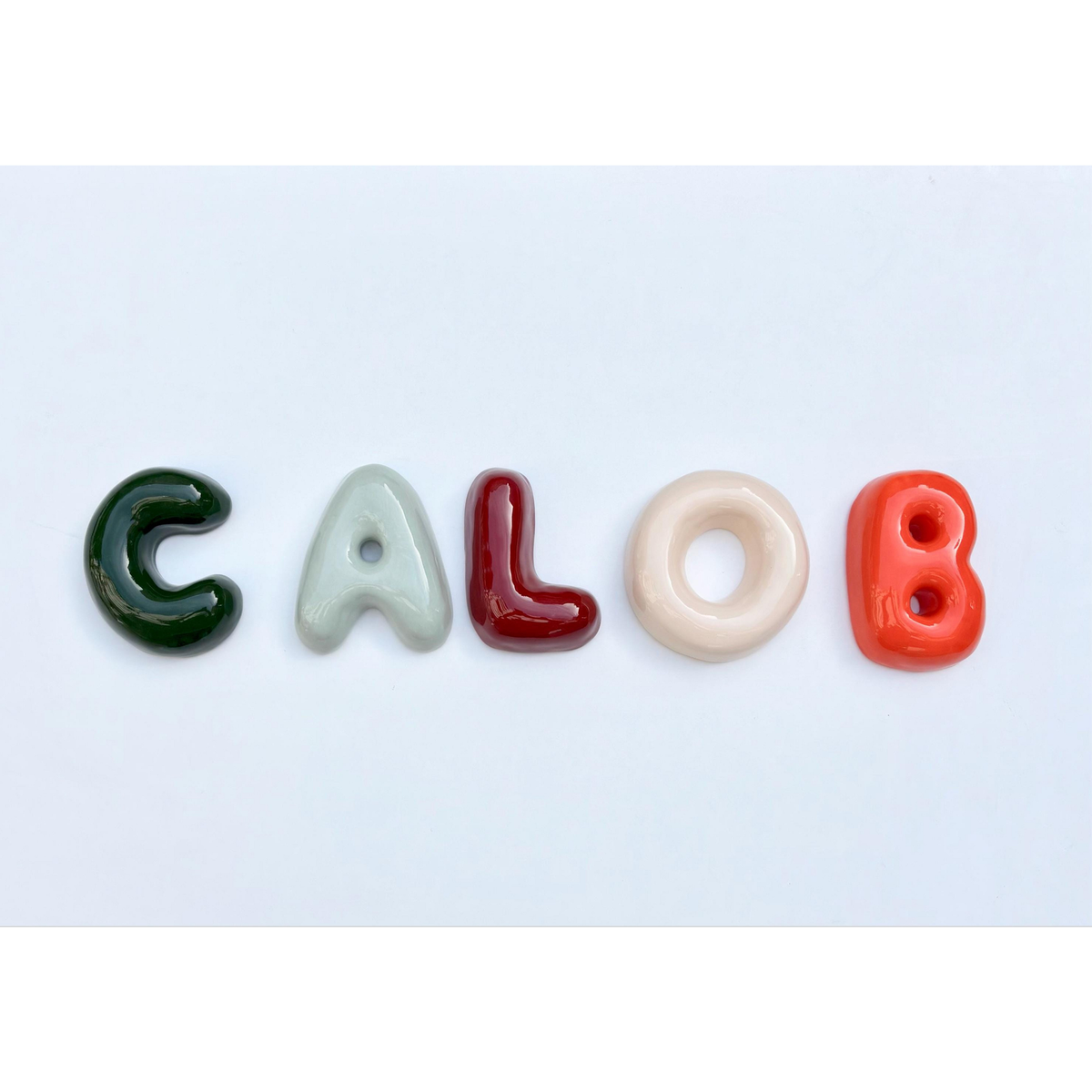 Handmade Custom Ceramic Bubble Letters | LA013