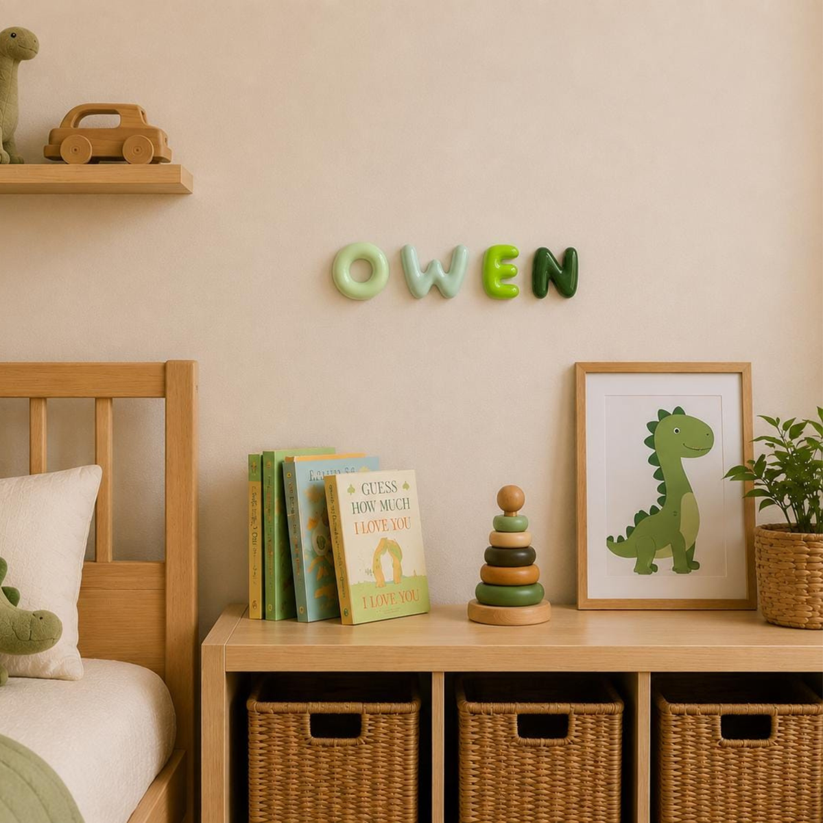 Handmade Custom Ceramic Letters-Personalized Ceramic Letter | LA008
