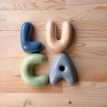 Handmade Custom Ceramic Letter | LA012