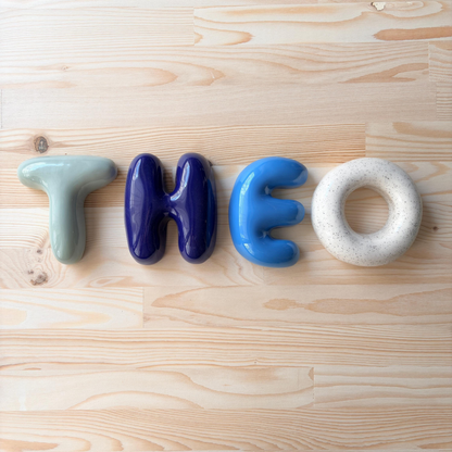 Handmade Custom Ceramic Letter | LA012