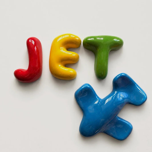Handmade Custom Ceramic Letters- Personalized Wall Decor