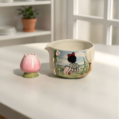 Handmade Storybook Matcha Bowl Set | Handmade Matcha Bowl Set | LA036