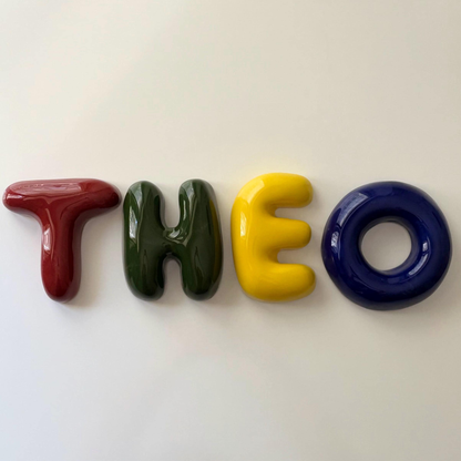 Handmade Custom Ceramic Letter | LA012
