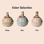 Pet urn Rainbow | Personalized Ceramic Keepsake | LA202