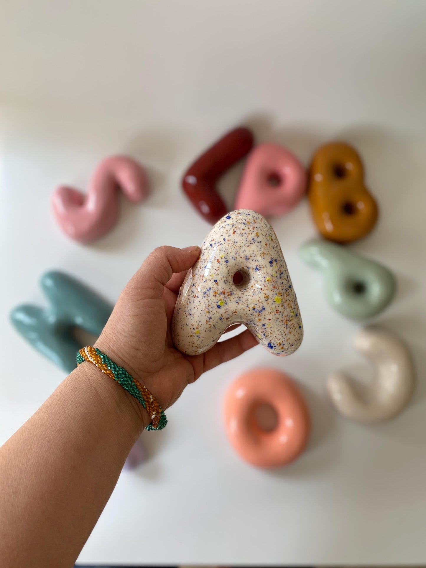 Handmade Custom Ceramic Letter