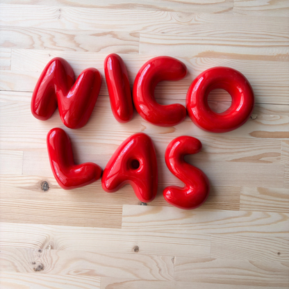 Handmade Custom Ceramic Letters-Personalized Ceramic Letter | LA008