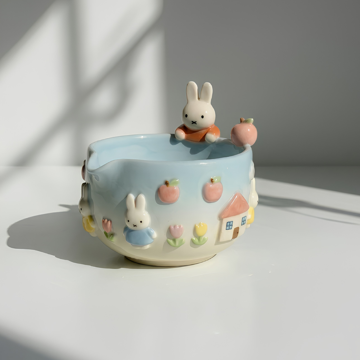 Ombre Miffy Matcha Bowl | Handmade Ceramic Chawan | LA025