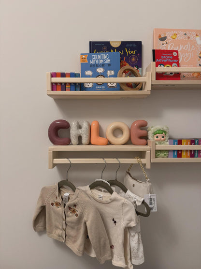 Free Standing Ceramic Letter - Handmade Custom Ceramic Letters | LA015