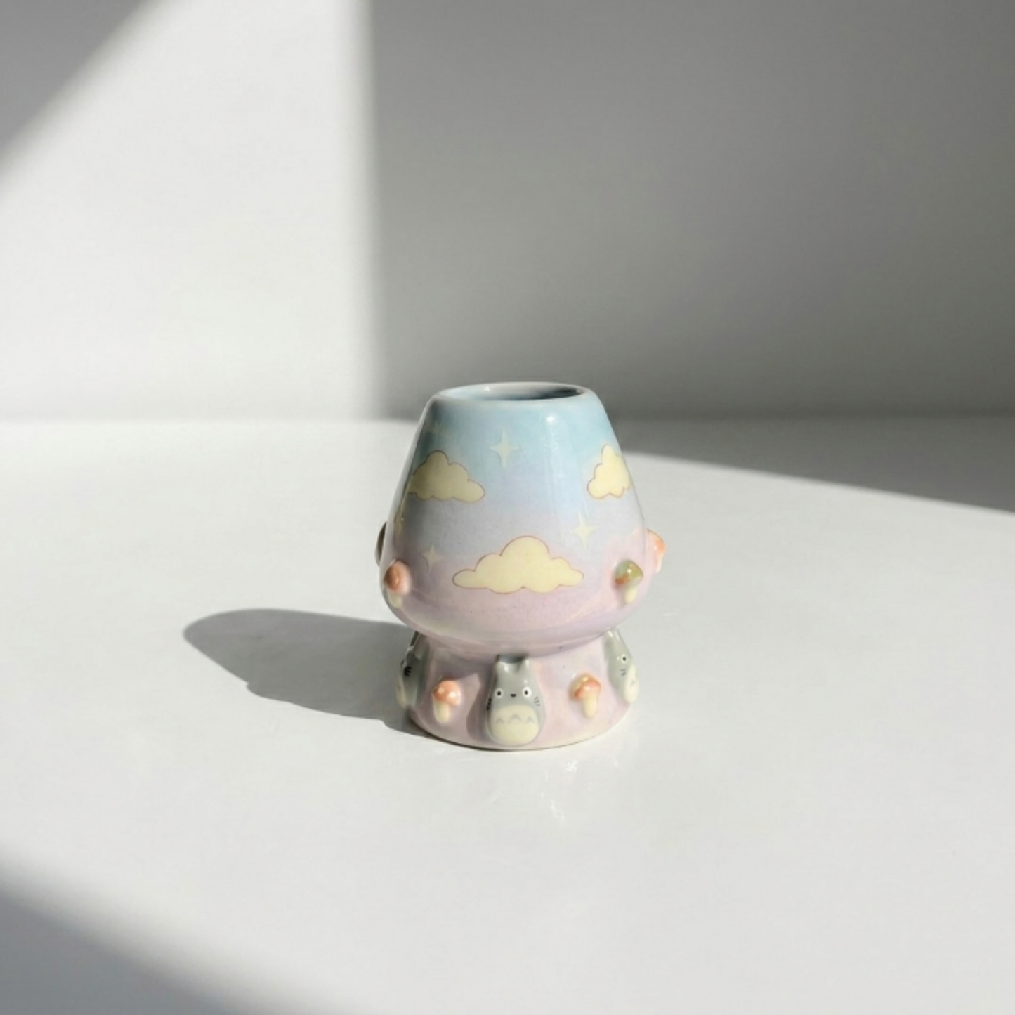Ombré My Neighbor Totoro Matcha Bowl | Handmade Ceramic Chawan | LA022