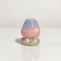 Cute Duck with Blue Bow 3D Ceramic Matcha Set, Handbuilt Duckling Matchawan and Whisk Holder • HX22