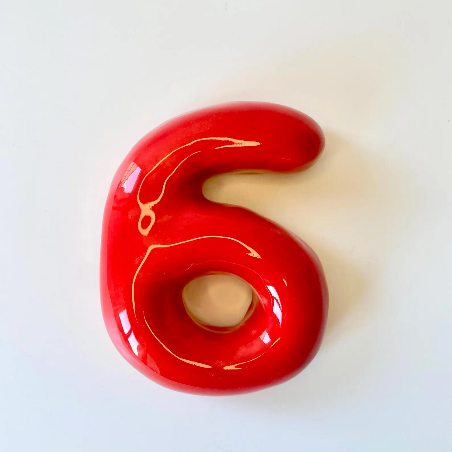 Personalized Ceramic Bubble Number – Handmade House Number Sign | LA017