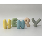 Free Standing Ceramic Letter - Handmade Custom Ceramic Letters | LA015