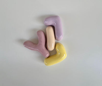 Handmade Custom Ceramic Bubble Letters