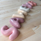 Handmade Ceramic Letter: Nursery Wall Decor, Custom Name Sign | LA002