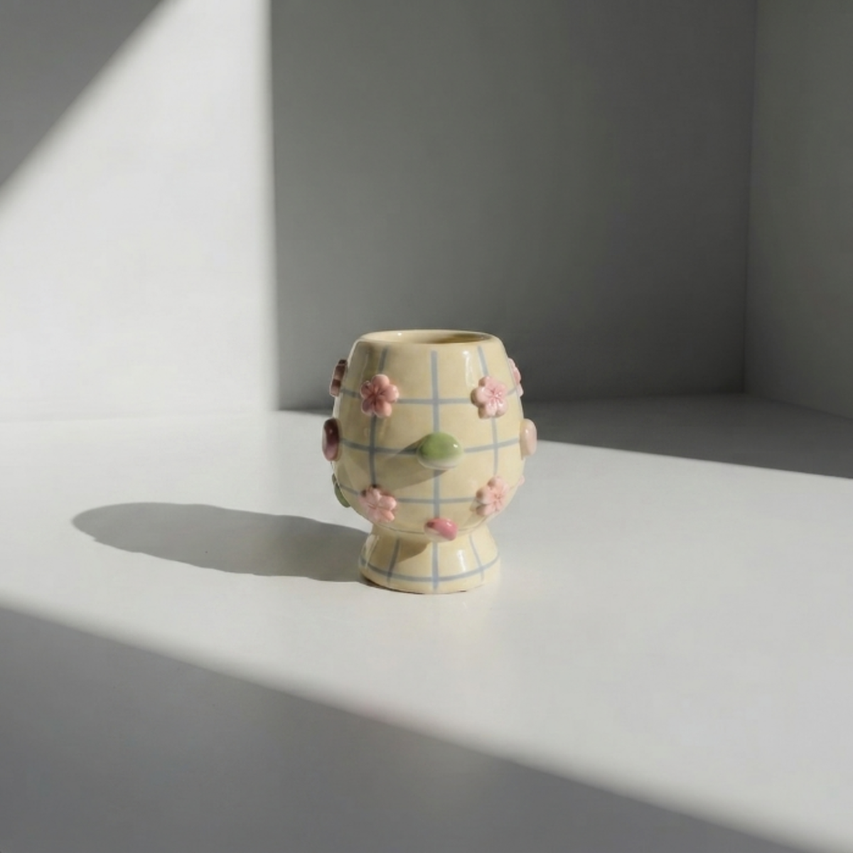 Grid Cappybara Matcha Bowl Set | Handmade Matcha Bowl Set | LA038