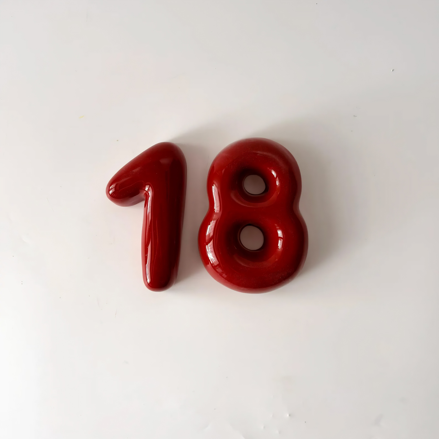 Personalized Ceramic Bubble Number – Handmade House Number Sign | LA017