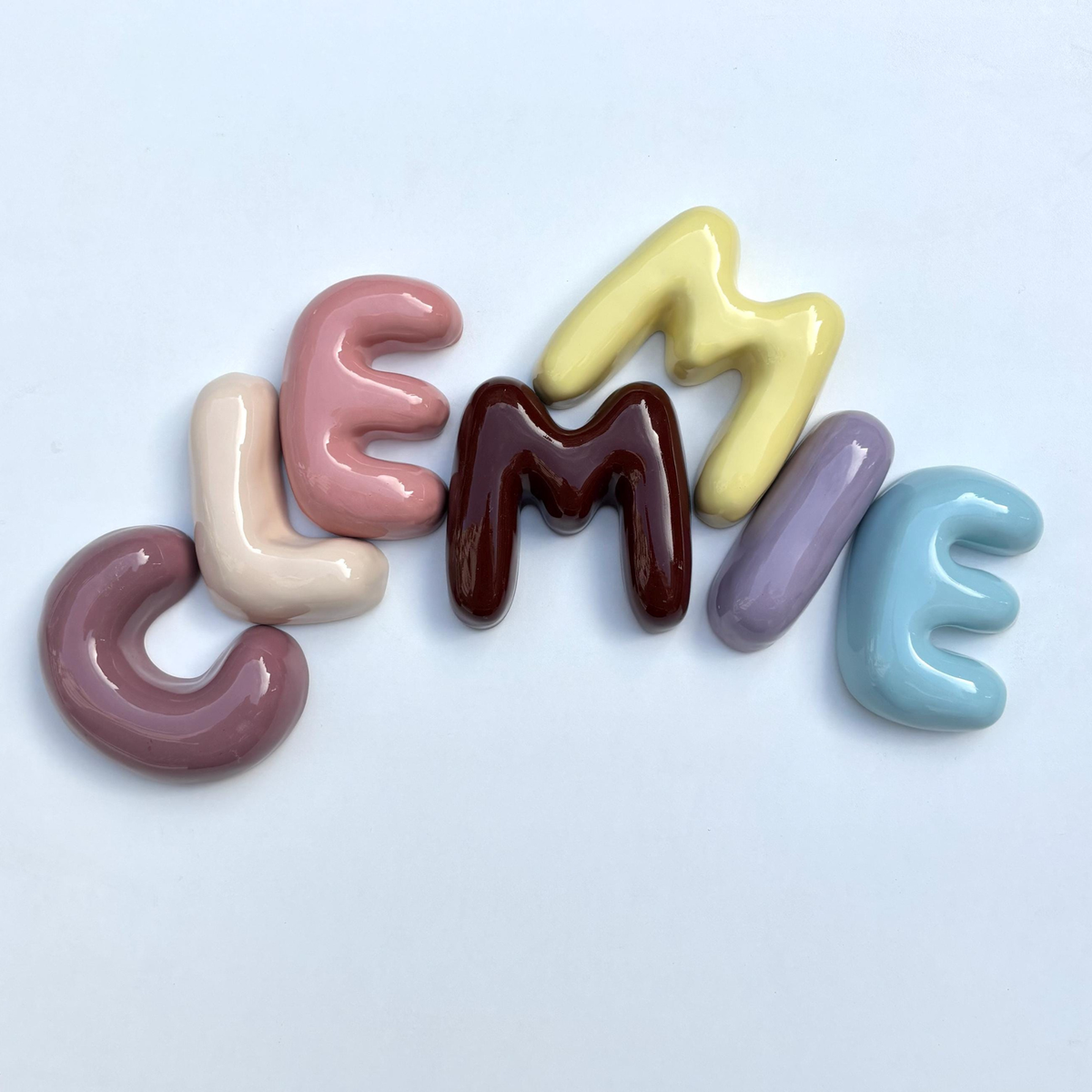 Handmade Custom Ceramic Bubble Letters | LA013