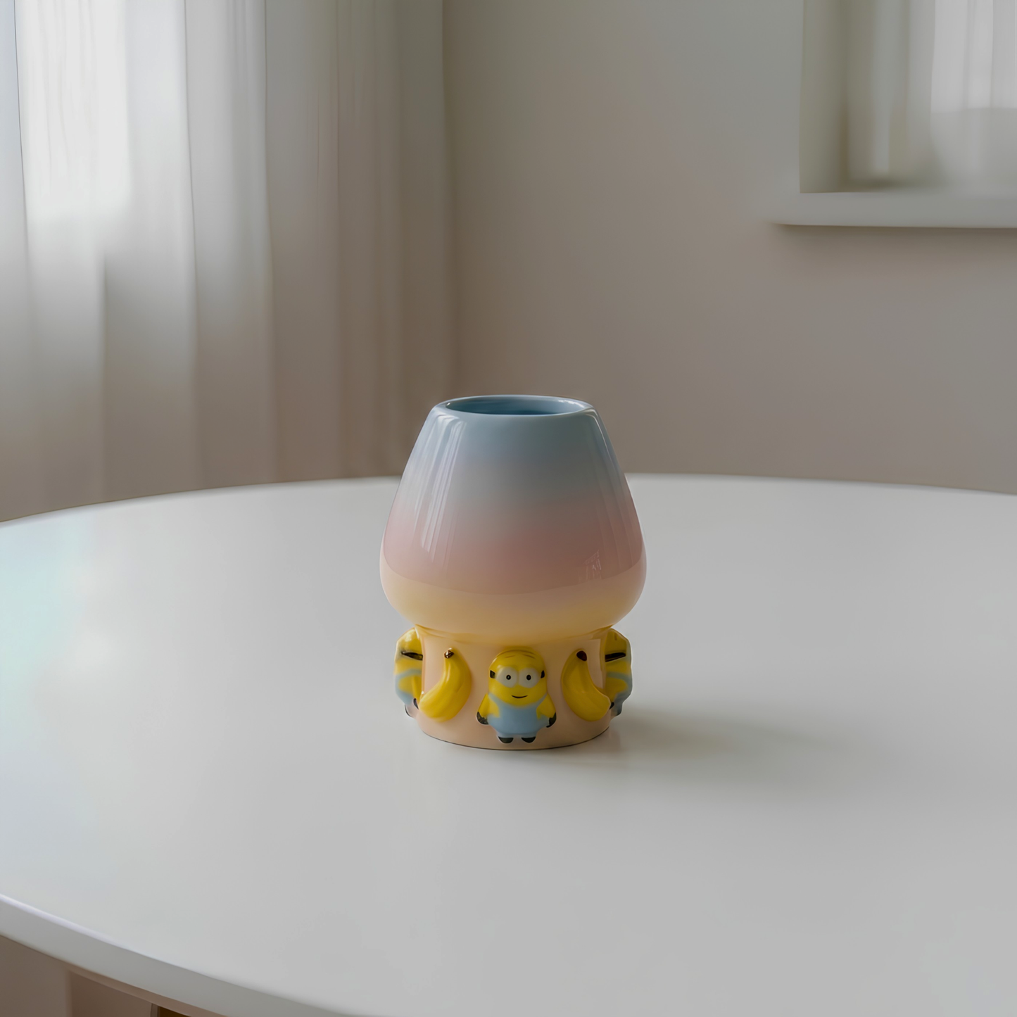 Ombre Minion Matcha Bowl | Handmade Ceramic Chawan | LA027
