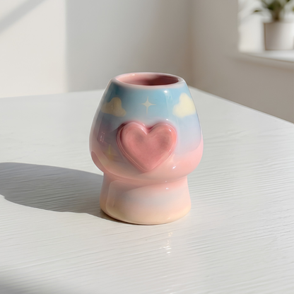 Ombré Kuromi Matcha Bowl | Handmade Ceramic Chawan | LA021
