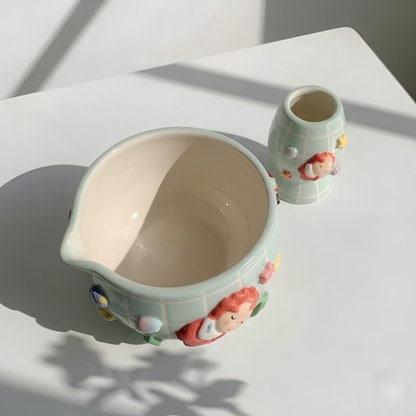 Ponyo Matcha Bowl | Handmade Ceramic Matcha Tea Set