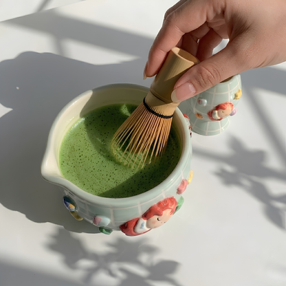 Ponyo Matcha Bowl | Handmade Ceramic Matcha Tea Set