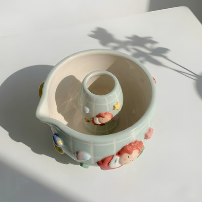 Ponyo Matcha Bowl | Handmade Ceramic Matcha Tea Set