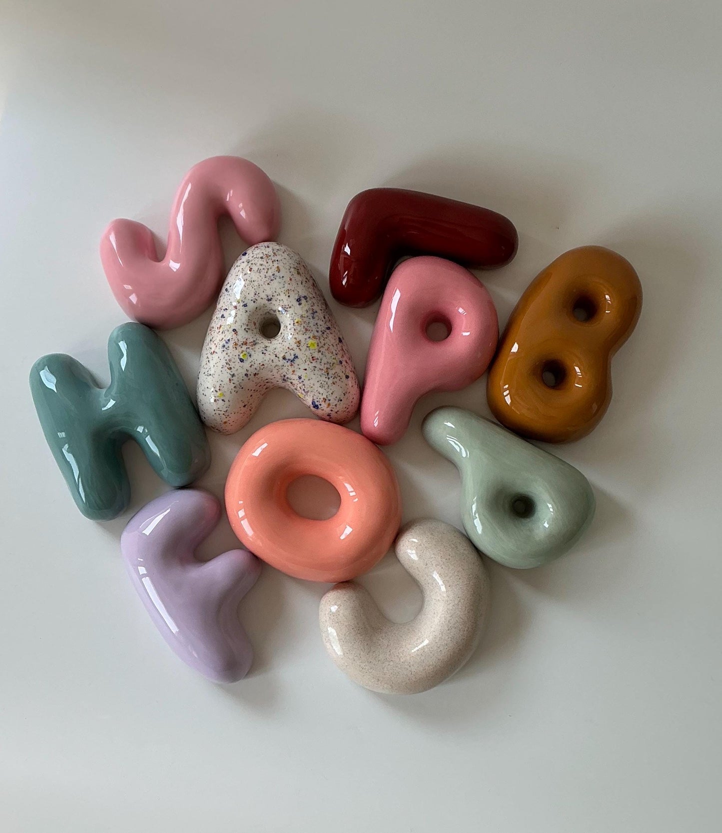 Handmade Custom Ceramic Letter