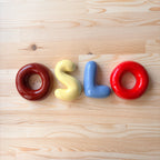 Handmade Ceramic Letter: Custom Wall Decor | LA004