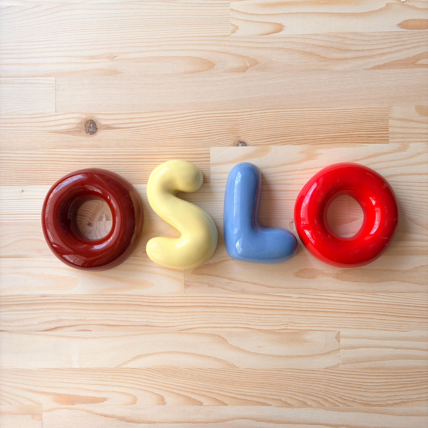 Handmade Ceramic Letter: Custom Wall Decor