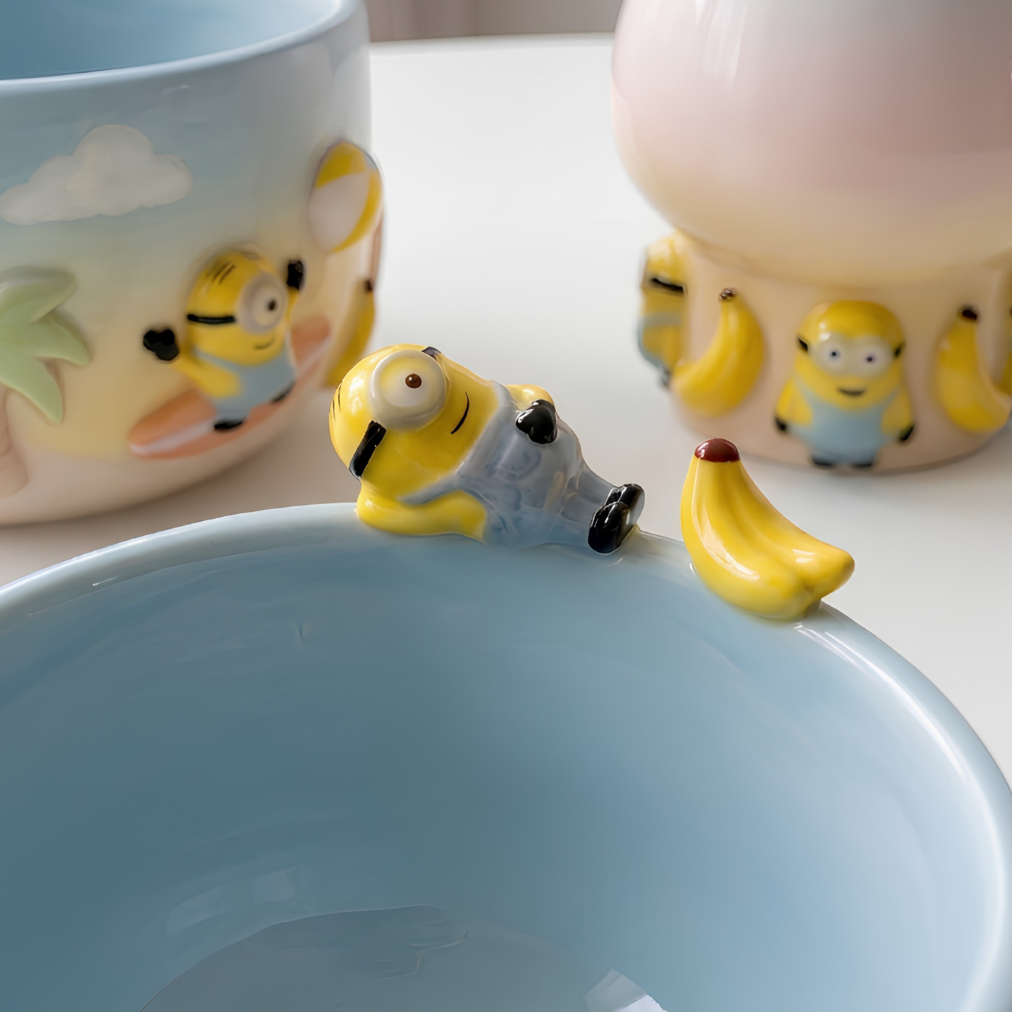 Ombre Minion Matcha Bowl | Handmade Ceramic Chawan | LA027