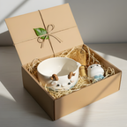 Handcrafted 3D Baby Dragon Ceramic Matcha Bowl with Spout • HX18