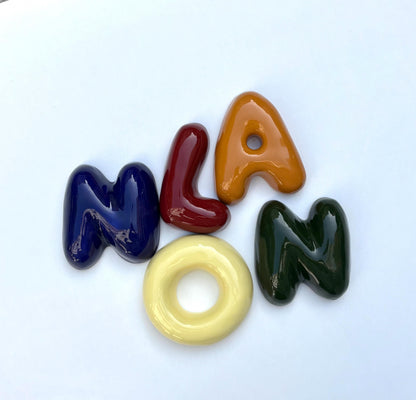 Handmade Custom Ceramic Bubble Letters