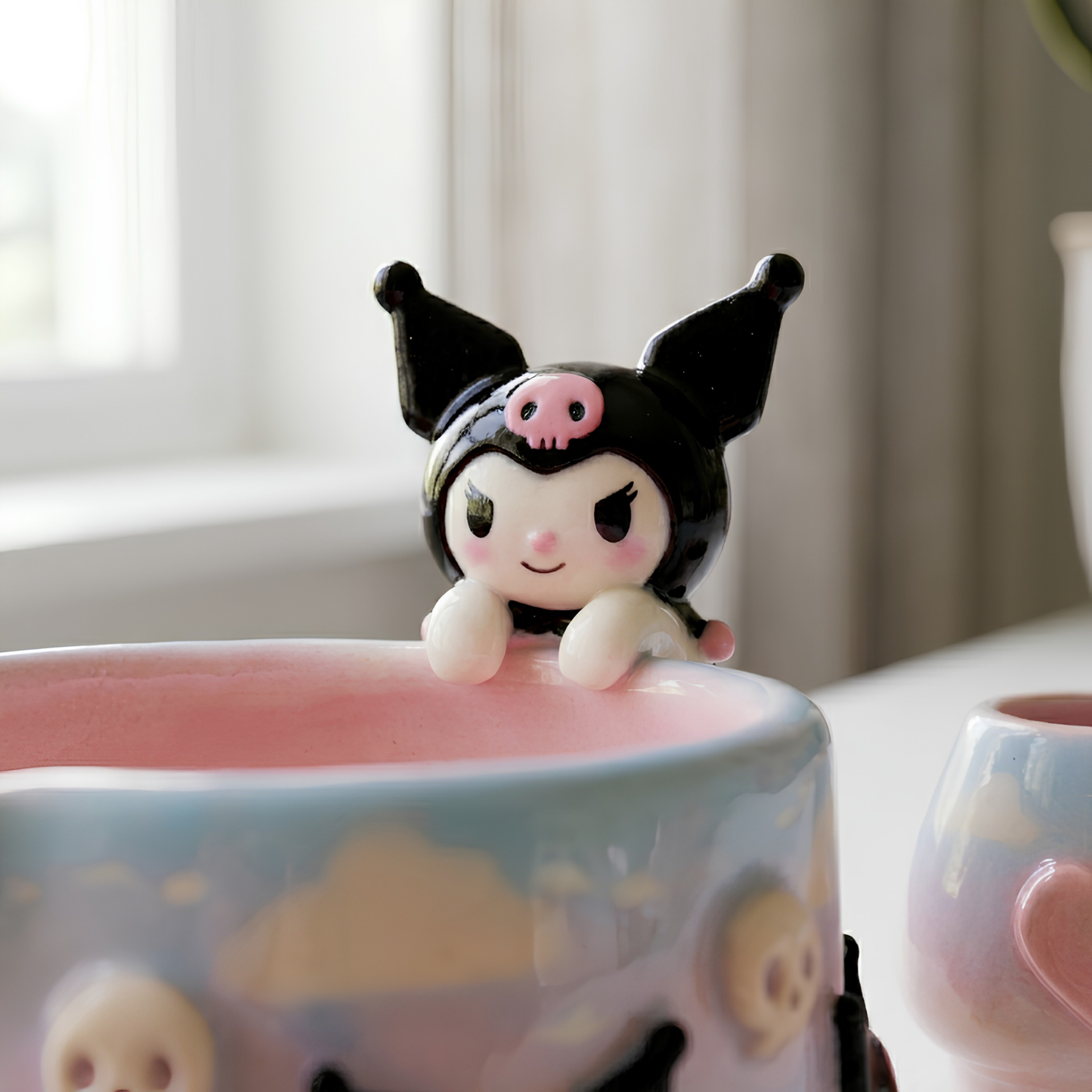Ombré Kuromi Matcha Bowl | Handmade Ceramic Chawan | LA021