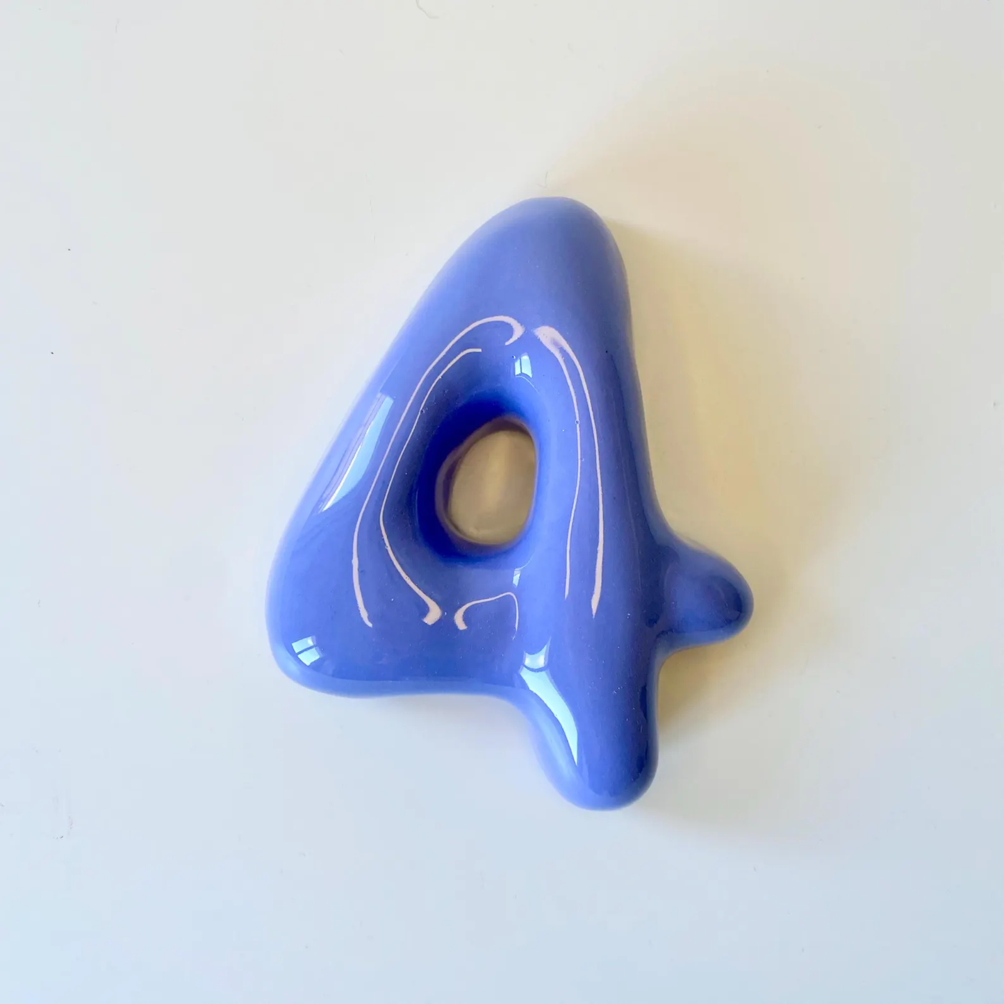 Personalized Ceramic Bubble Number – Handmade House Number Sign | LA017