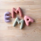 Handmade Custom Ceramic Letter: Personalized Wall Decor | LA003